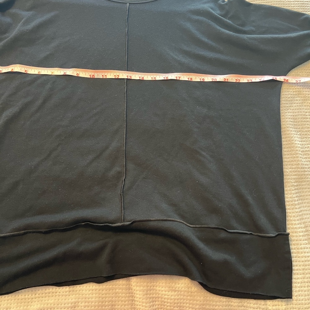Spanx Women's Black Pullover Sweatshirt Medium NWOT Cozy - Picture 6 of 7